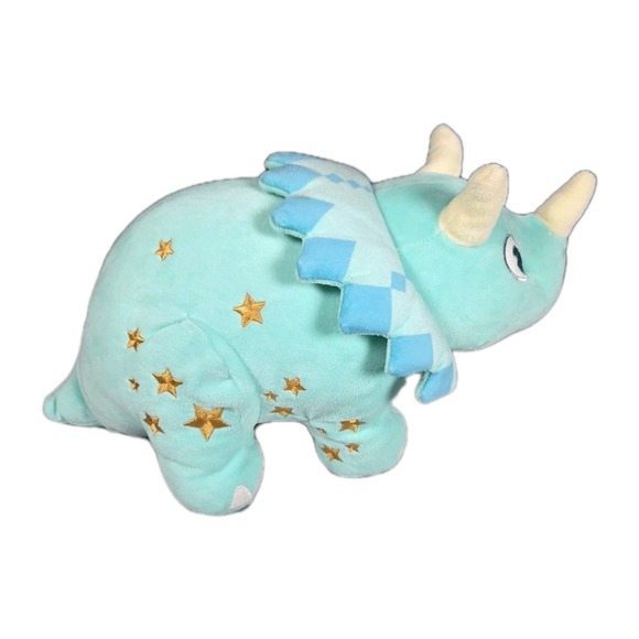 Disney World Animal Kingdom Blue‎ Triceratops Plush Dinoland Dinosaur RETIRED - Picture 4 of 7